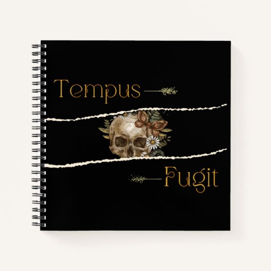 Tempus fugit notitieboek (Voorkant)