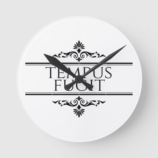 Tempus Fugit Ronde Klok (Voorkant)