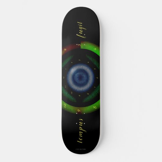 Tempus Fugit Skateboard (Voorkant)