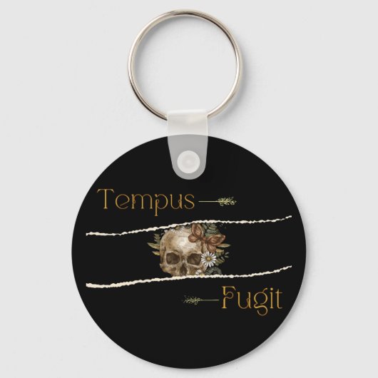 Tempus fugit sleutelhanger (Achterkant)