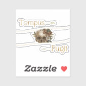 Tempus fugit sticker (Vel)