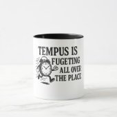 Tempus is aan het fugeren mok (Midden)