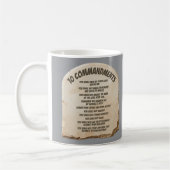 Ten Commandments Koffiemok (Links)