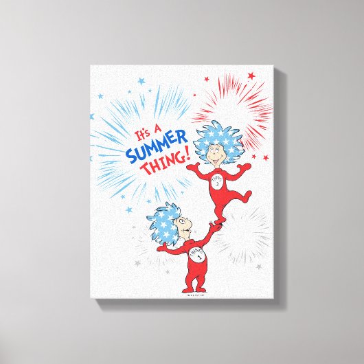 Ten eerste, het is een zomer ding canvas afdruk (Voorkant)