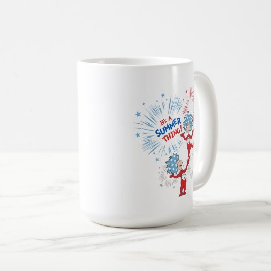 Ten eerste, het is een zomer ding koffiemok (Voorkant rechts)