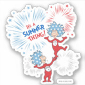 Ten eerste, het is een zomer ding sticker (Voorkant)
