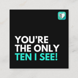 TEN-I-SEE VIERKANTE VISITEKAARTJE