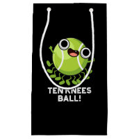 Ten Knees Ball Funny Tennis Pun Dark BG