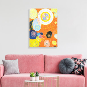 Ten Largest, nr. 3, Youth Hilma af Klint Canvas Afdruk