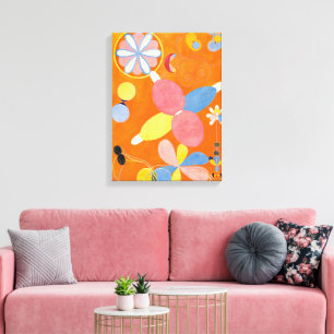 Ten Largest, nr. 4, Youth Hilma af Klint Canvas Afdruk