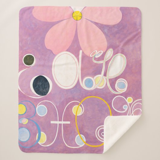 Ten Largest, nr. 5, volwassenheid | Hilma af Klint Sherpa Deken (Voorkant)