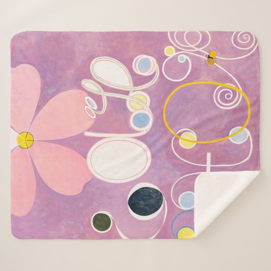 Ten Largest, nr. 5, volwassenheid | Hilma af Klint Sherpa Deken (Voorkant (horizontaal))