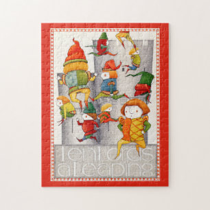 TEN LORDS A LEAPING 11x14 Puzzel