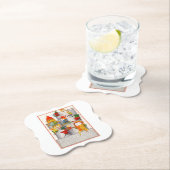 TEN LORDS A LEAPING Bracket Paper Onderzetters (Insitu)