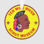 Ten Mile River Scout Museum Logo Acrylversiering Ornament (voorkant)