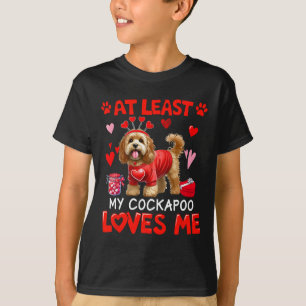 Ten minste mijn Apoo die van me houdt valentijn en T-shirt