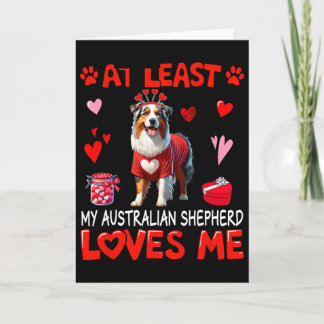 Ten Minste Mijn Australian Shepherd Houdt Van Mij  Kaart