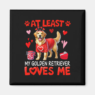 Ten Minste Mijn Goud Retriever Liefhebbende Valent Magneet
