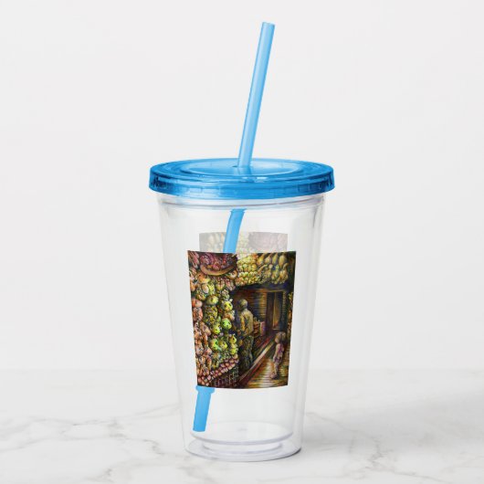 Ten noorden van het Circus Acryl Drinkbeker (Achterkant)