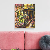 Ten noorden van het Circus Canvas Afdruk (Insitu (Woonkamer))