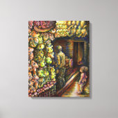 Ten noorden van het Circus Canvas Afdruk (Voorkant)