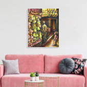 Ten noorden van het Circus Canvas Afdruk (Insitu (Woonkamer))