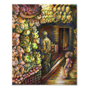 Ten noorden van het Circus Foto Afdruk