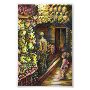 Ten noorden van het Circus Foto Afdruk