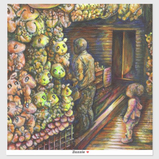 Ten noorden van het Circus Sticker (Vel)