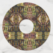 Ten noorden van het Circus Wijnglaslabel (Achterkant)