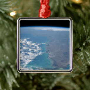 Ten noorden van het schiereiland Florida. Metalen Ornament