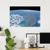 Ten noorden van het schiereiland Florida. Poster (Thuiskantoor)