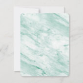 Ten slotte een partij Simple Text Emerald Minimali Save The Date (Achterkant)