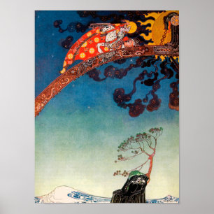 ten westen van de maan - Nielsen Poster