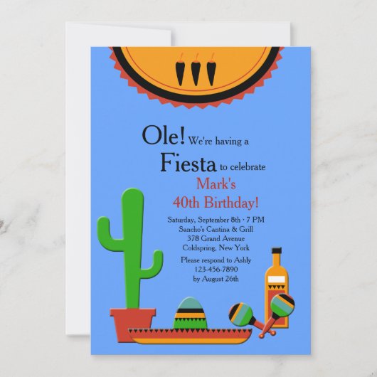 Ten zuiden van de grensuitnodiging kaart (Voorkant)