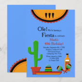 Ten zuiden van de grensuitnodiging kaart (Voorkant / Achterkant)