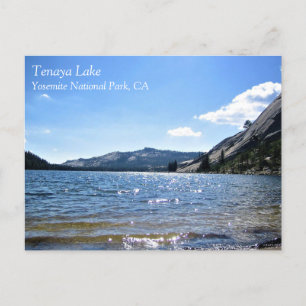 Tenaya Lake, Yosemite National Park, CA Briefkaart