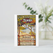 Tenby Paddington Beach Vintage Travel Briefkaart (Staand voorkant)
