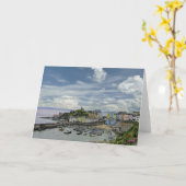 Tenby Wales Kaart (Gele Bloem)