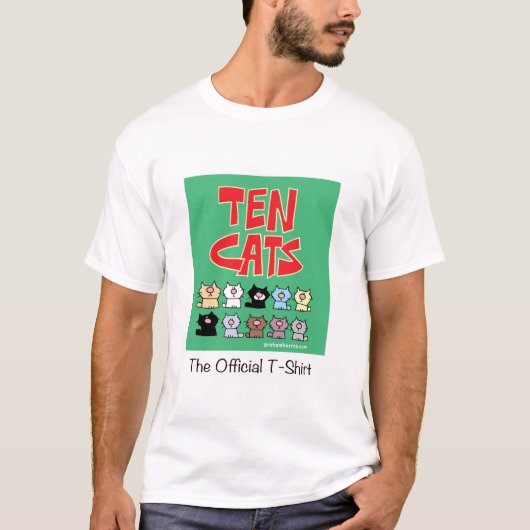 TenCats - le T-shirt officiel (Devant)
