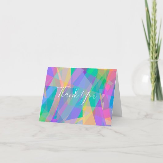 Tendance Artsy Blank Business Merci Cartes (Devant)