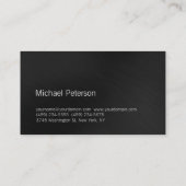 Tendance Attractive Cool Grey Fitness Carte de vis (Dos)