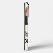 Tendance Beige Black Lion Jungle Tough Coque iPhon (Verso / Droite)