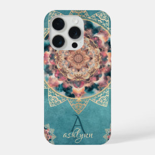 Tendance Boho Aquarelle Nébuleuse Fleur d'Or Manda