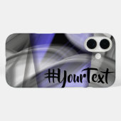 Tendance coque iphone Abstraite Lavender Violet (Verso (horizontal))