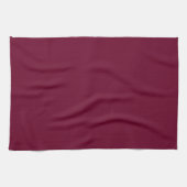 Tendance Couleur Bordeaux foncé Serviette de cuisi (Horizontal)