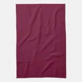 Tendance Couleur Bordeaux foncé Serviette de cuisi (Vertical)