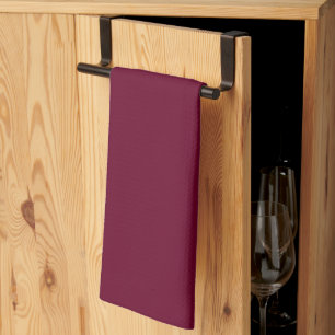 Tendance Couleur Bordeaux foncé Serviette de cuisi