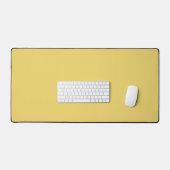 Tendance Couleur Doux Jaune Mat de bureau (Clavier et souris)