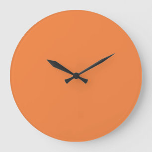 Tendance Couleur frais Tangerine Grande horloge mu